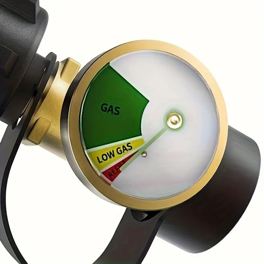 Propane Tank Gauge Level Indicator Leak Detector For 5lb-40lb Propane Tanks, Universal For BBQ Gas Grill, Cylinder, RV Camper, And More Appliances, Type 1 Connection, 1Pack/2pack