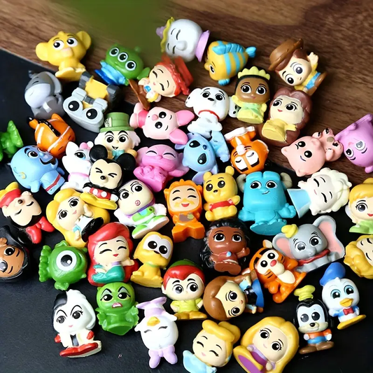48pcs Disney Authorized, A Complete Set Of Disney Series Collectible Figurines, 1-inch Desktop Ornaments, Home Decoration, Gifts For Family And Friends
